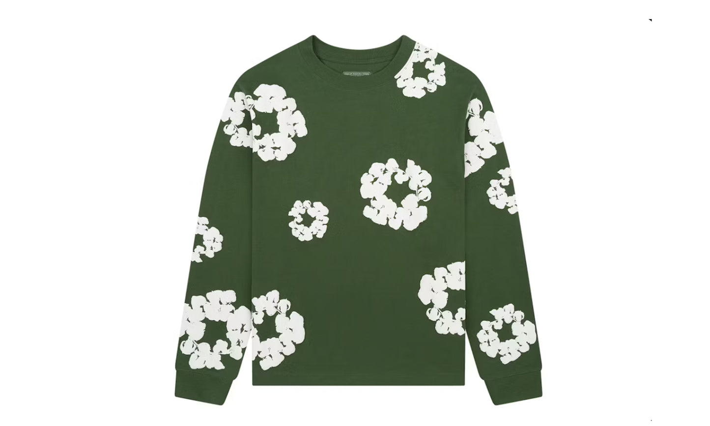 Denim Tears Cotton Wreath Tee Green