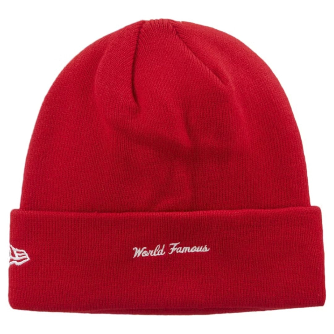 Beanie Supreme New Era Box Logo (FW23) Red
