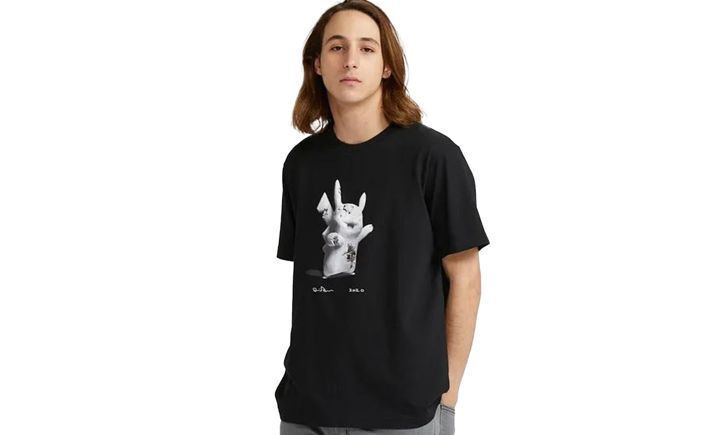 UNIQLO POKEMON X DANIEL ARSHAM PIKACHU UT BLACK