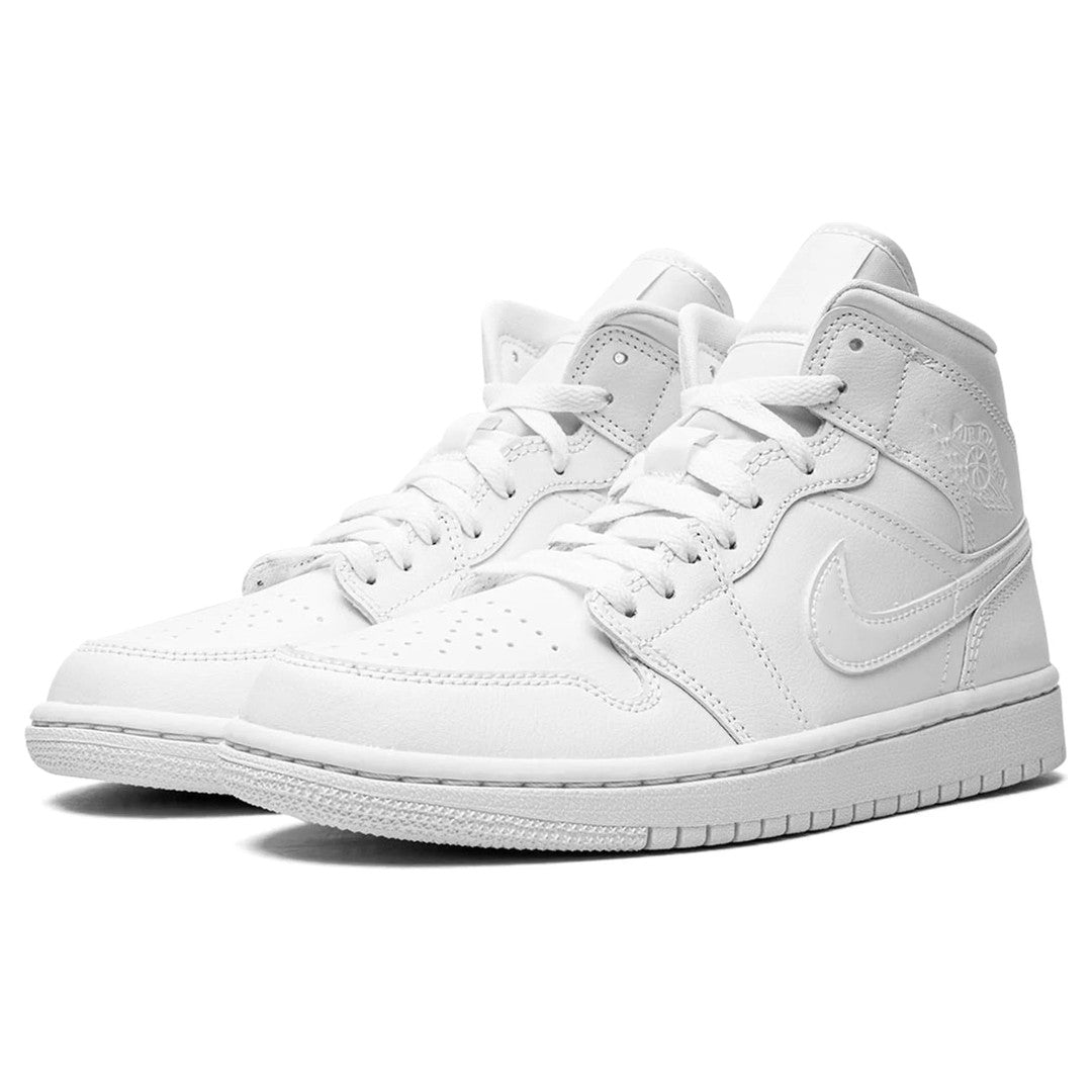 Jordan 1 Mid "Triple White" (2022)