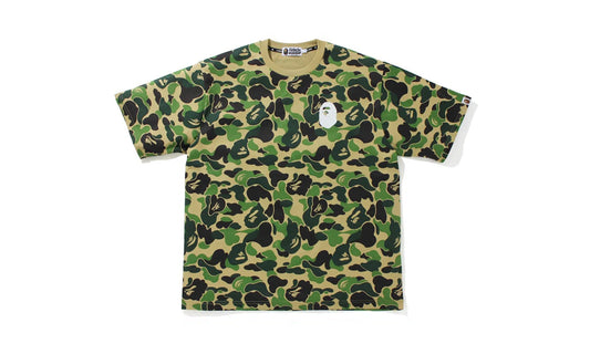 BAPE Big ABC Camo Ape Head Relaxed Fit Tee Green