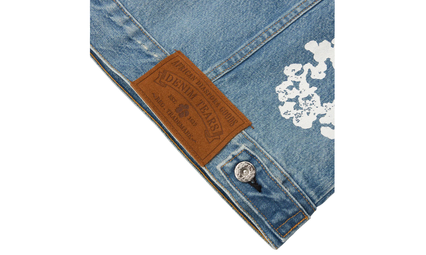 Denim Tears COTTON WREATH DENIM JACKET LIGHT WASH