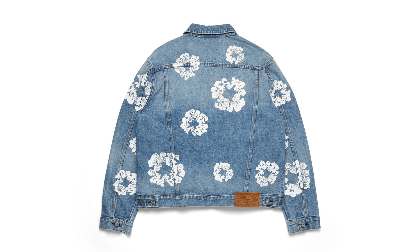 Denim Tears COTTON WREATH DENIM JACKET LIGHT WASH