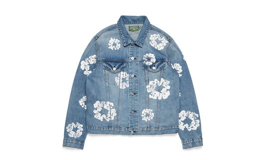 Denim Tears COTTON WREATH DENIM JACKET LIGHT WASH