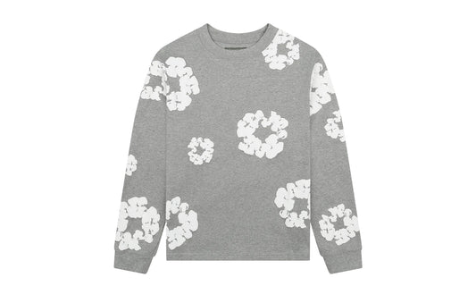 Denim Tears Cotton  Wreath Tee Grey