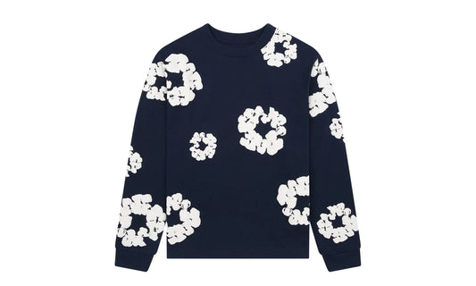 Denim Tears Cotton  Wreath Tee Navy