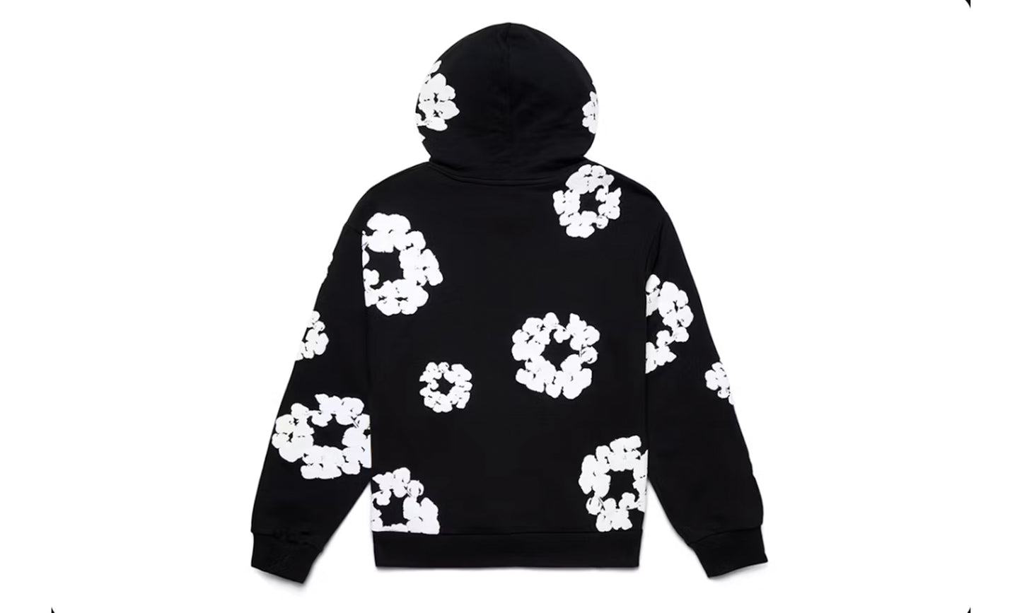 Denim Tears The Cotton Wreath Hoodie Black