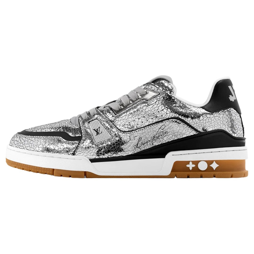 Louis Vuitton LV Trainer Silver Exclusive Europa