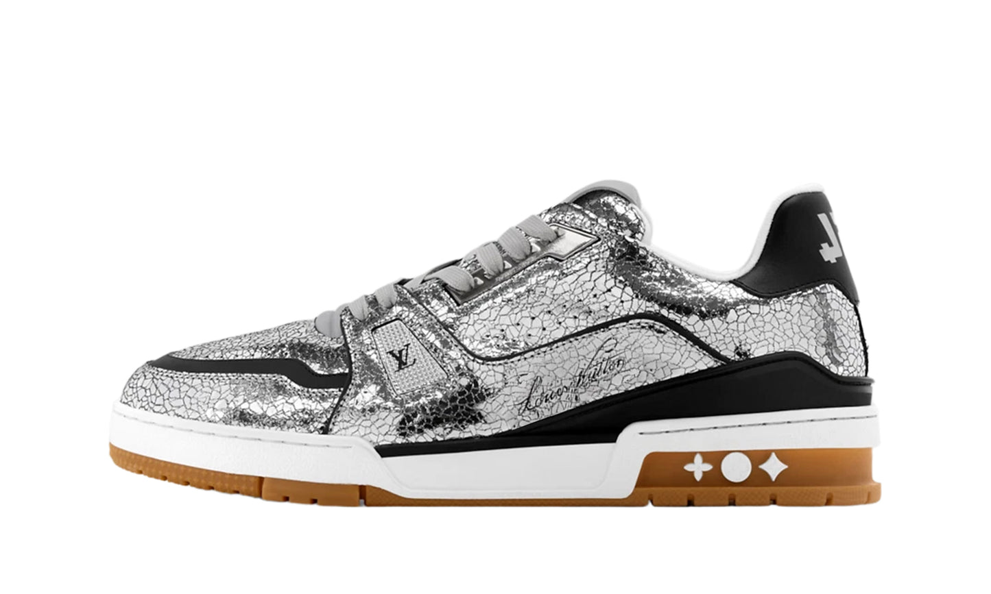 Louis Vuitton LV Trainer Silver Exclusive Europa