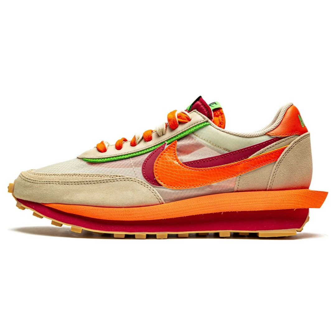 Nike LD WAFFLE "Sacai x Clot - Net Orange Blaze"