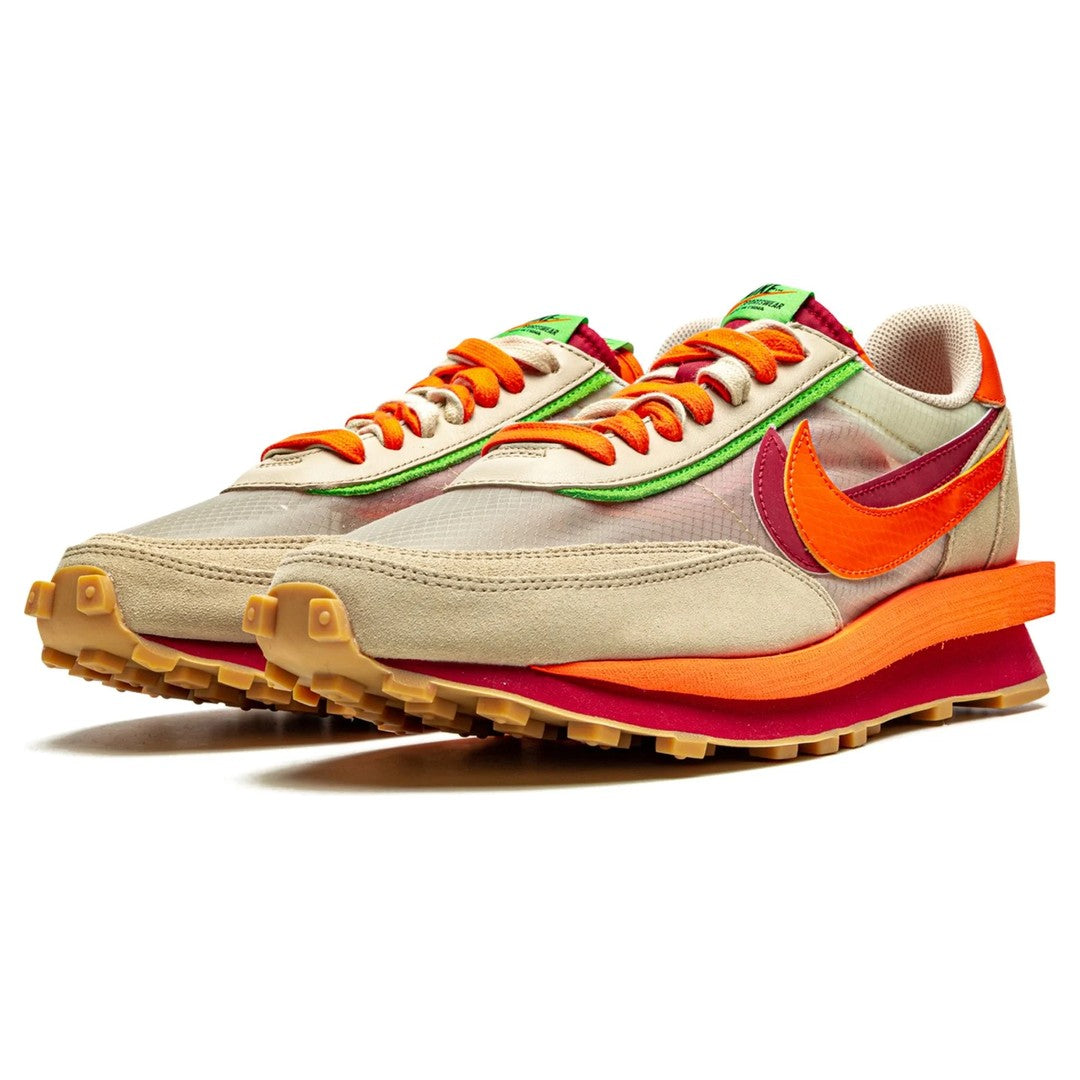 Nike LD WAFFLE "Sacai x Clot - Net Orange Blaze"