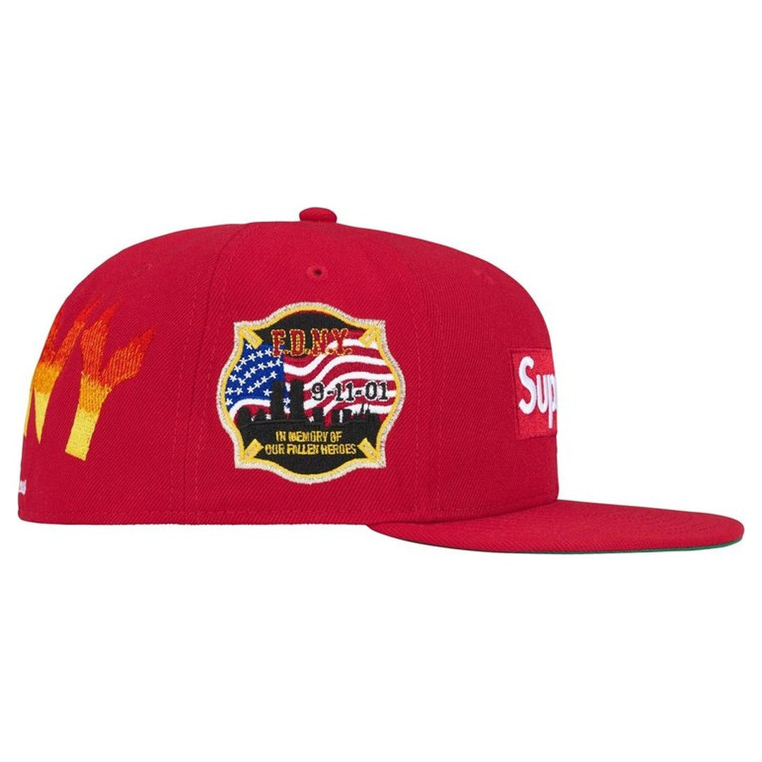 Supreme New Era FDNY Red