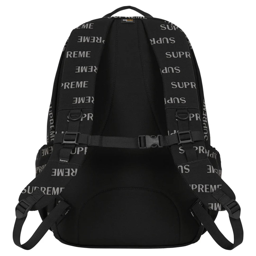 Supreme FW26 Backpack Black Reflective Logo