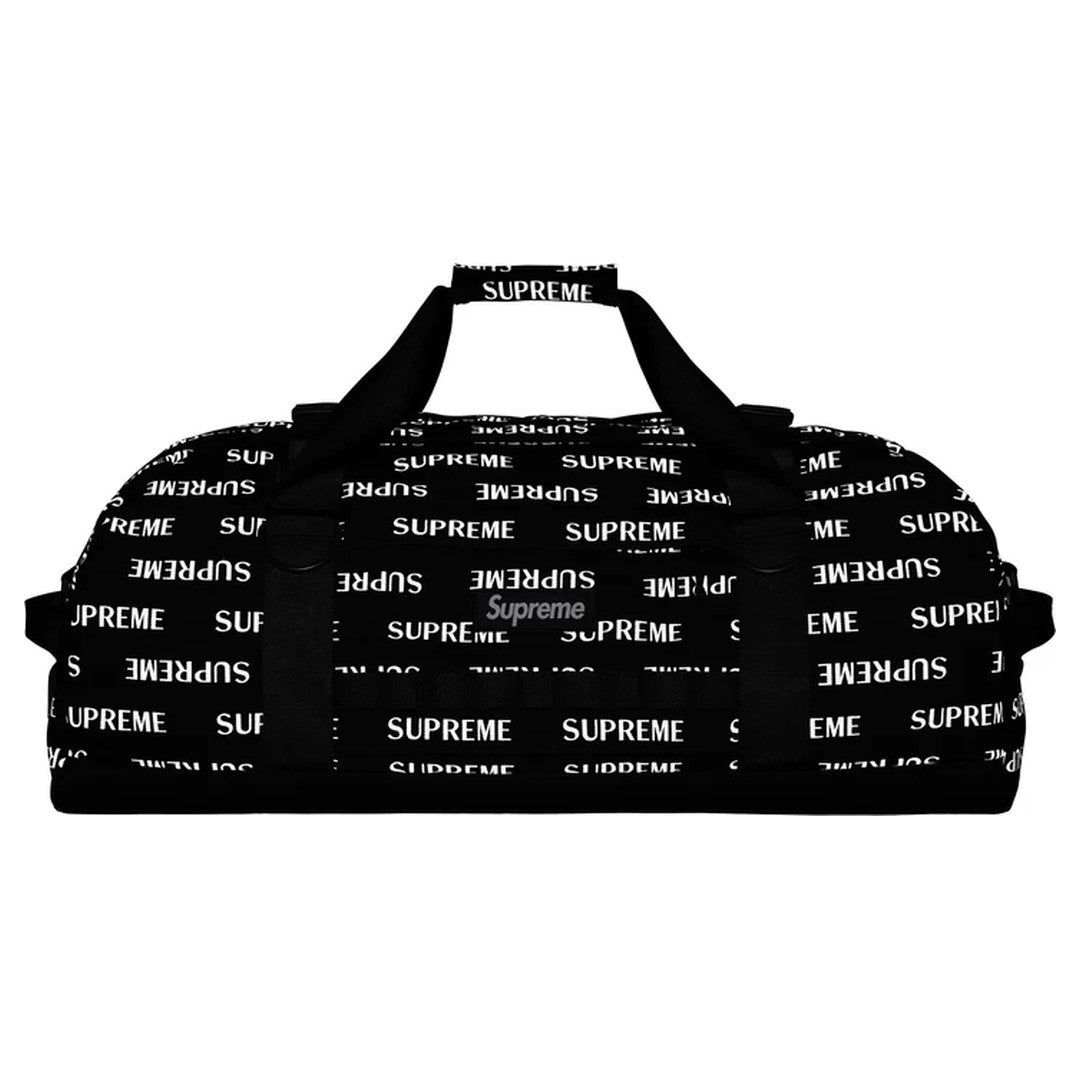 Supreme FW26 Duffle Bag Black Reflective Logo