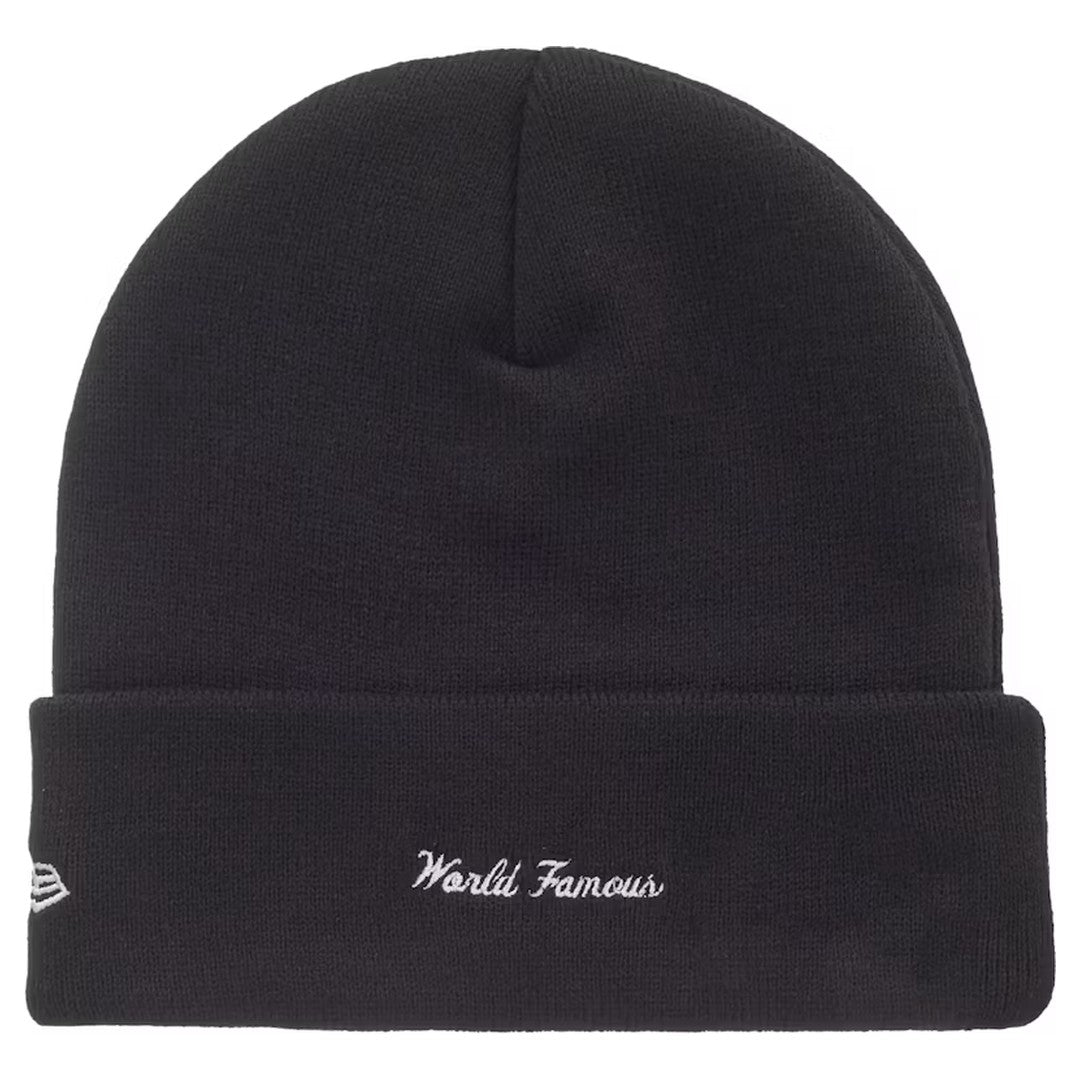 Supreme New Era Action Beanie Black
