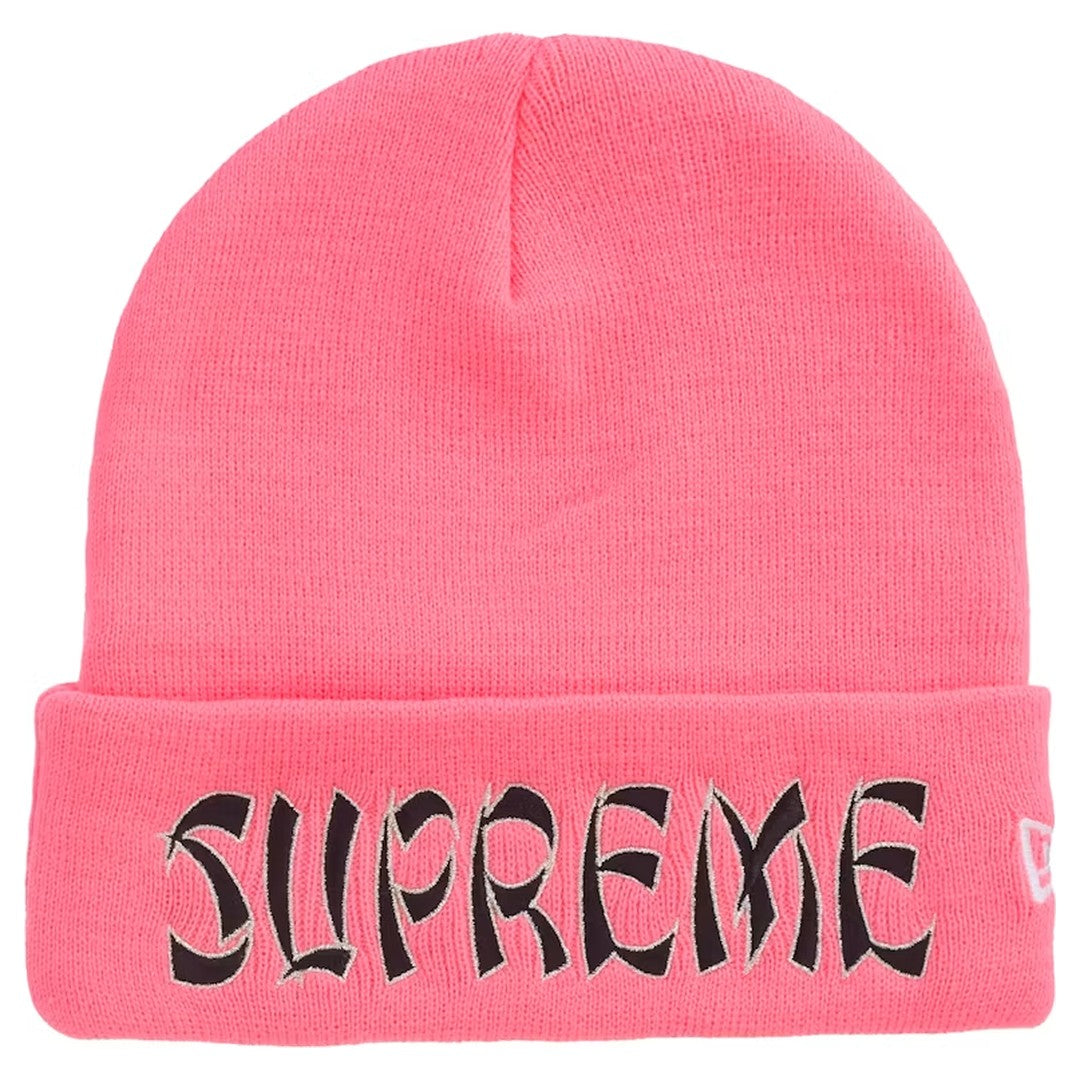 Supreme New Era Action Beanie Pink