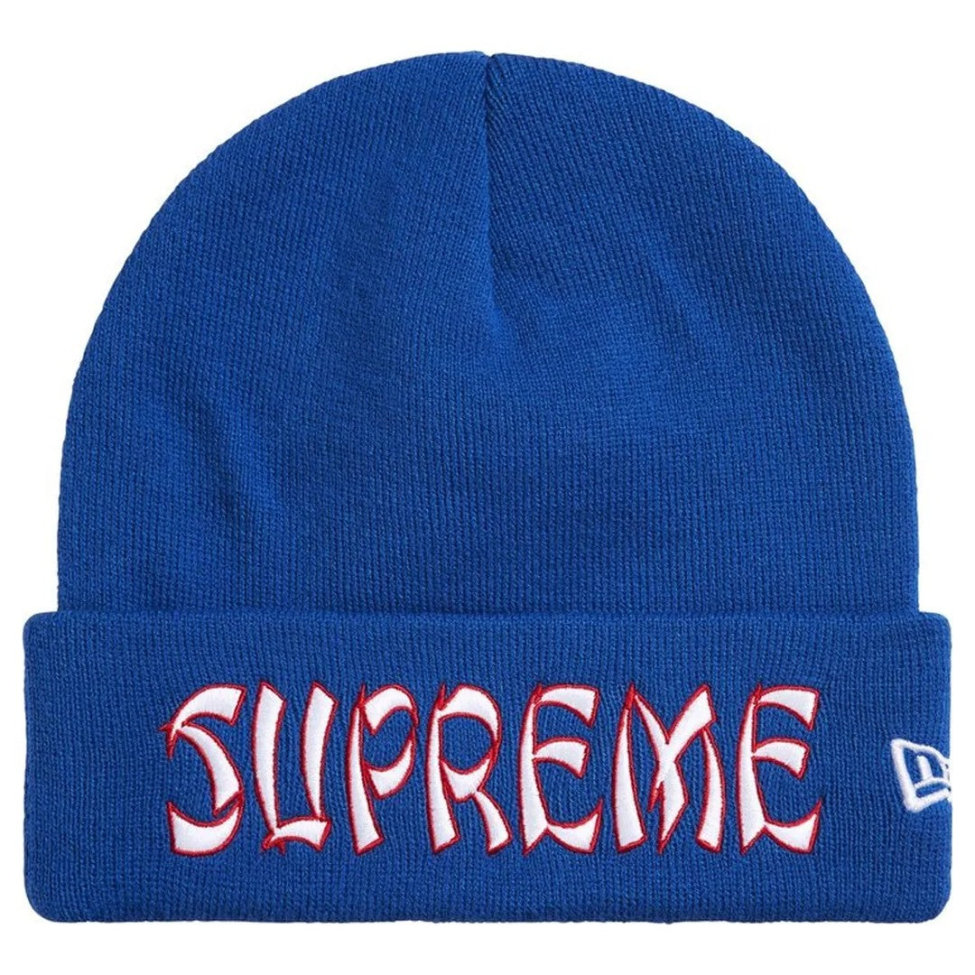 Supreme New Era Action Beanie Blue