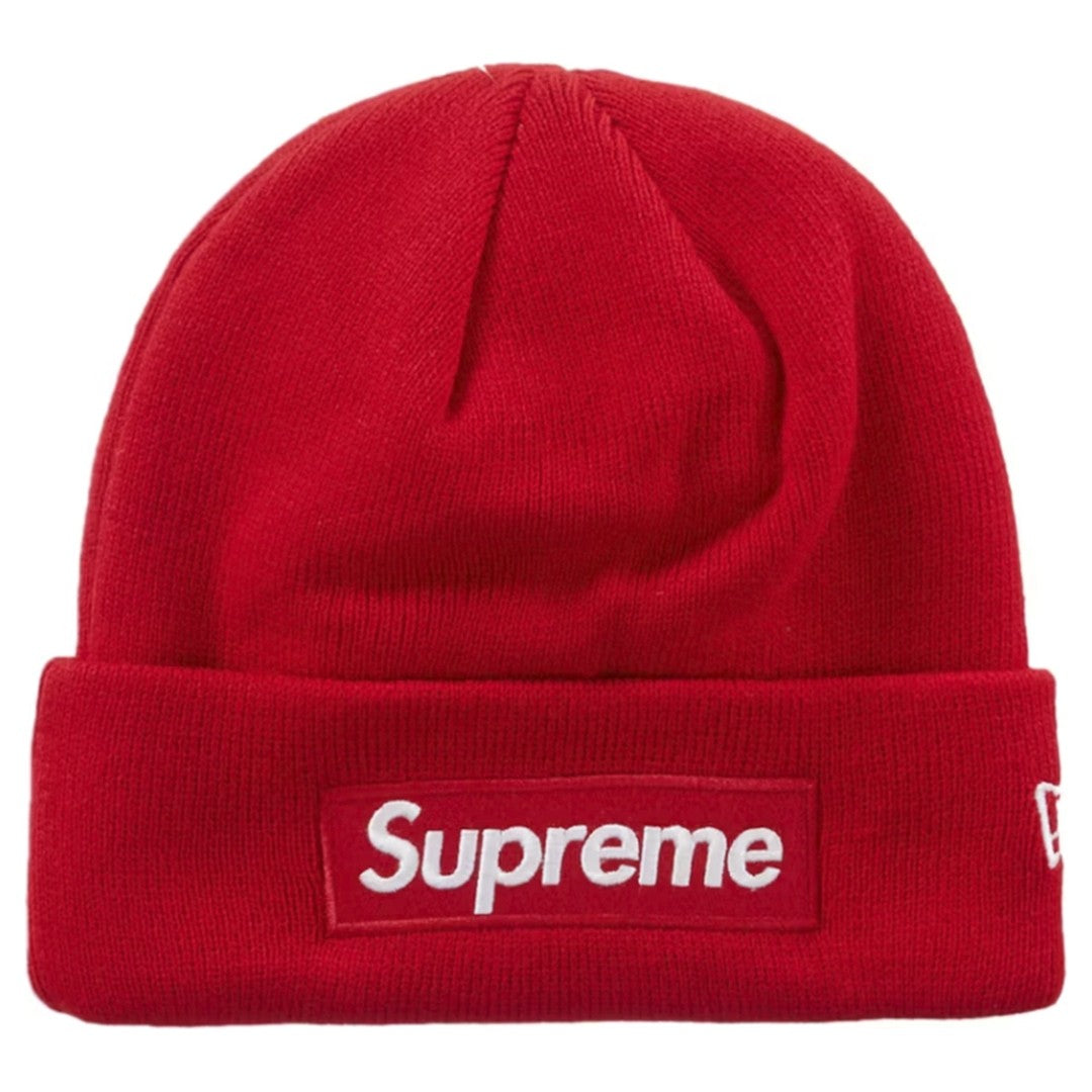 Beanie Supreme New Era Box Logo (FW23) Red