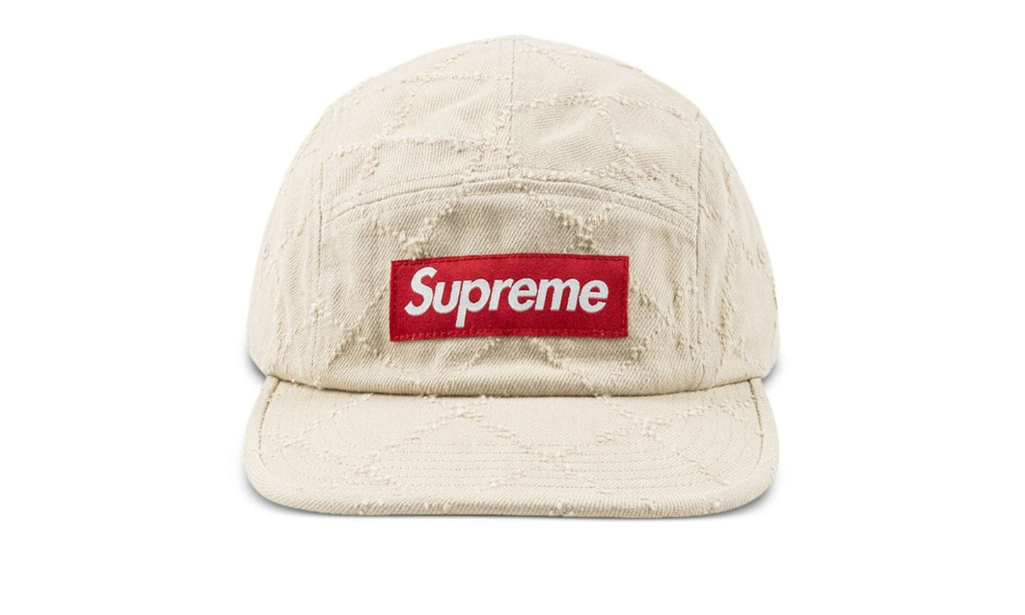 Supreme Punched Denim Camp Cap