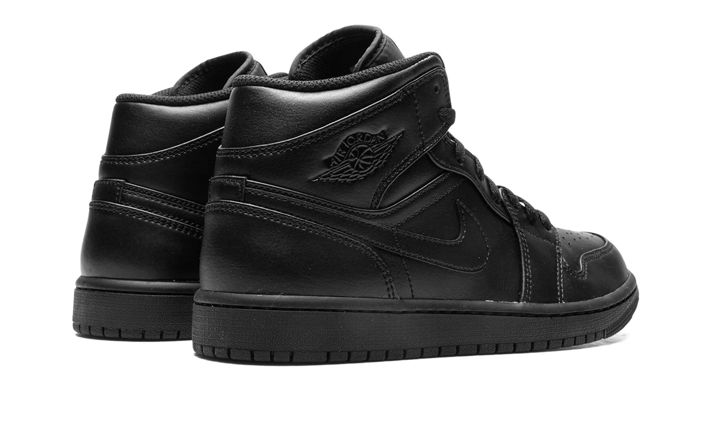 Jordan 1 Mid "Triple Black"