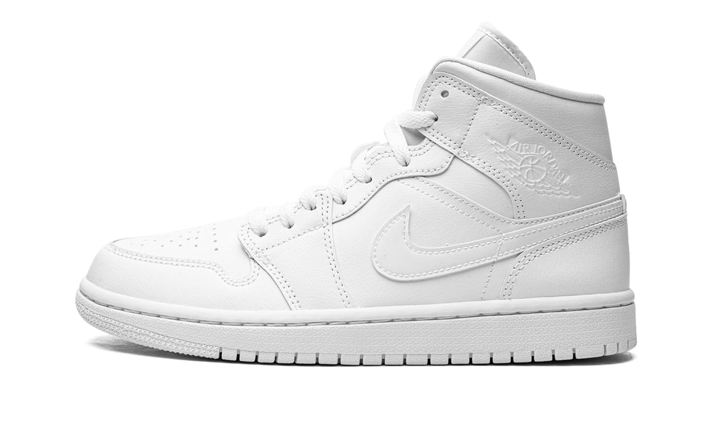 Jordan 1 Mid "Triple White" (2022)