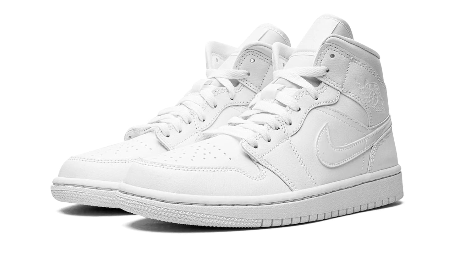 Jordan 1 Mid "Triple White" (2022)