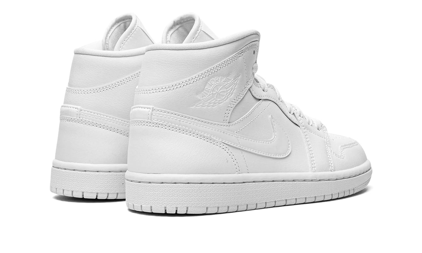 Jordan 1 Mid "Triple White" (2022)