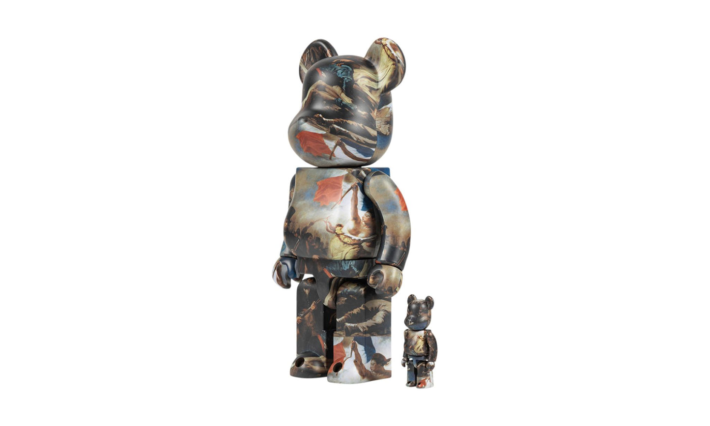 Bearbrick Eugène Delacroix (Liberty Leading the People) 100% & 400% Set