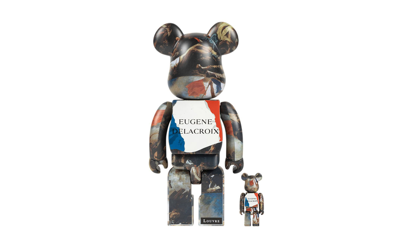 Bearbrick Eugène Delacroix (Liberty Leading the People) 100% & 400% Set