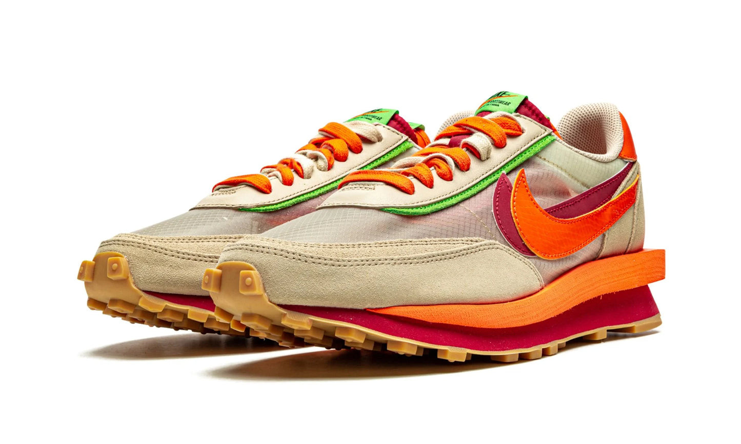 Nike LD WAFFLE "Sacai x Clot - Net Orange Blaze"