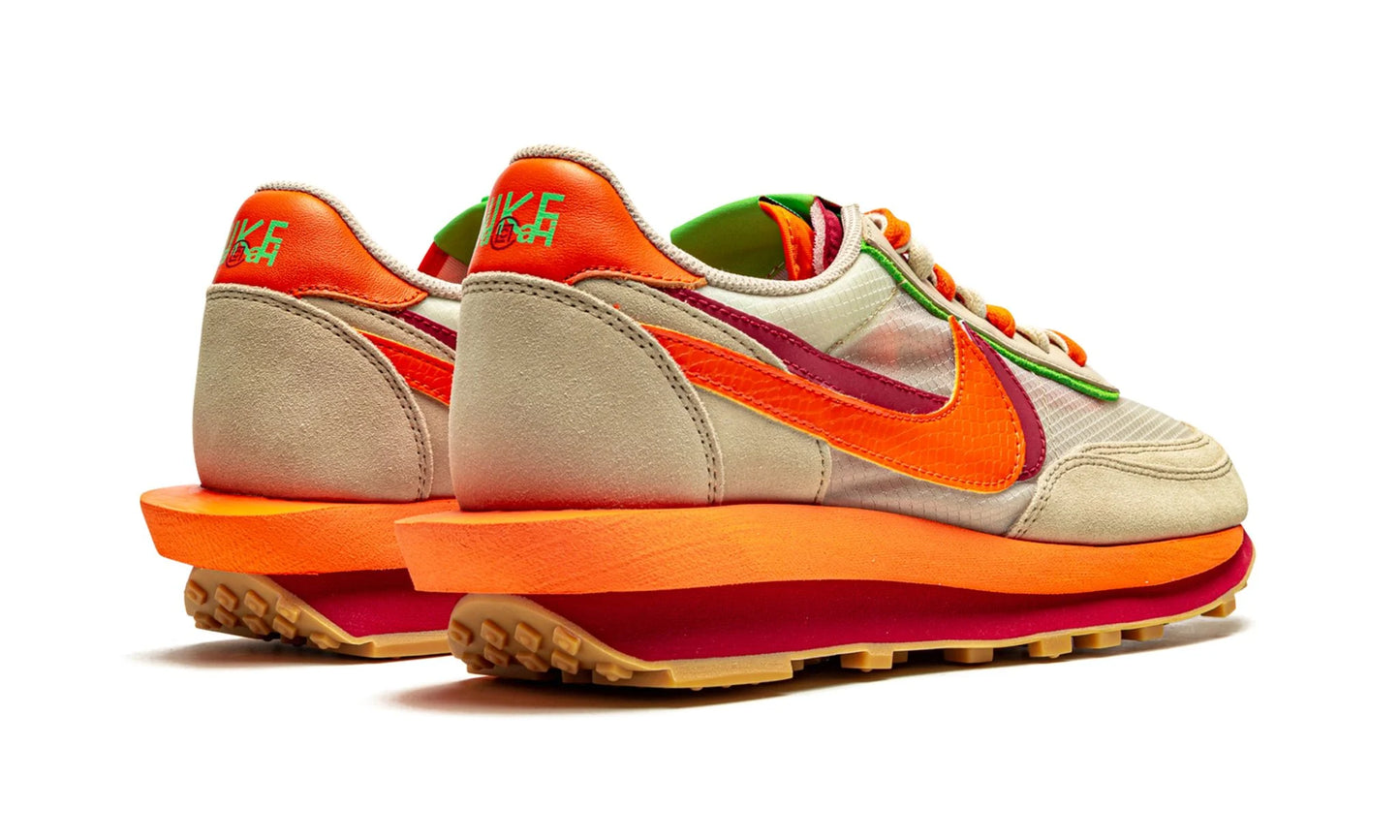 Nike LD WAFFLE "Sacai x Clot - Net Orange Blaze"