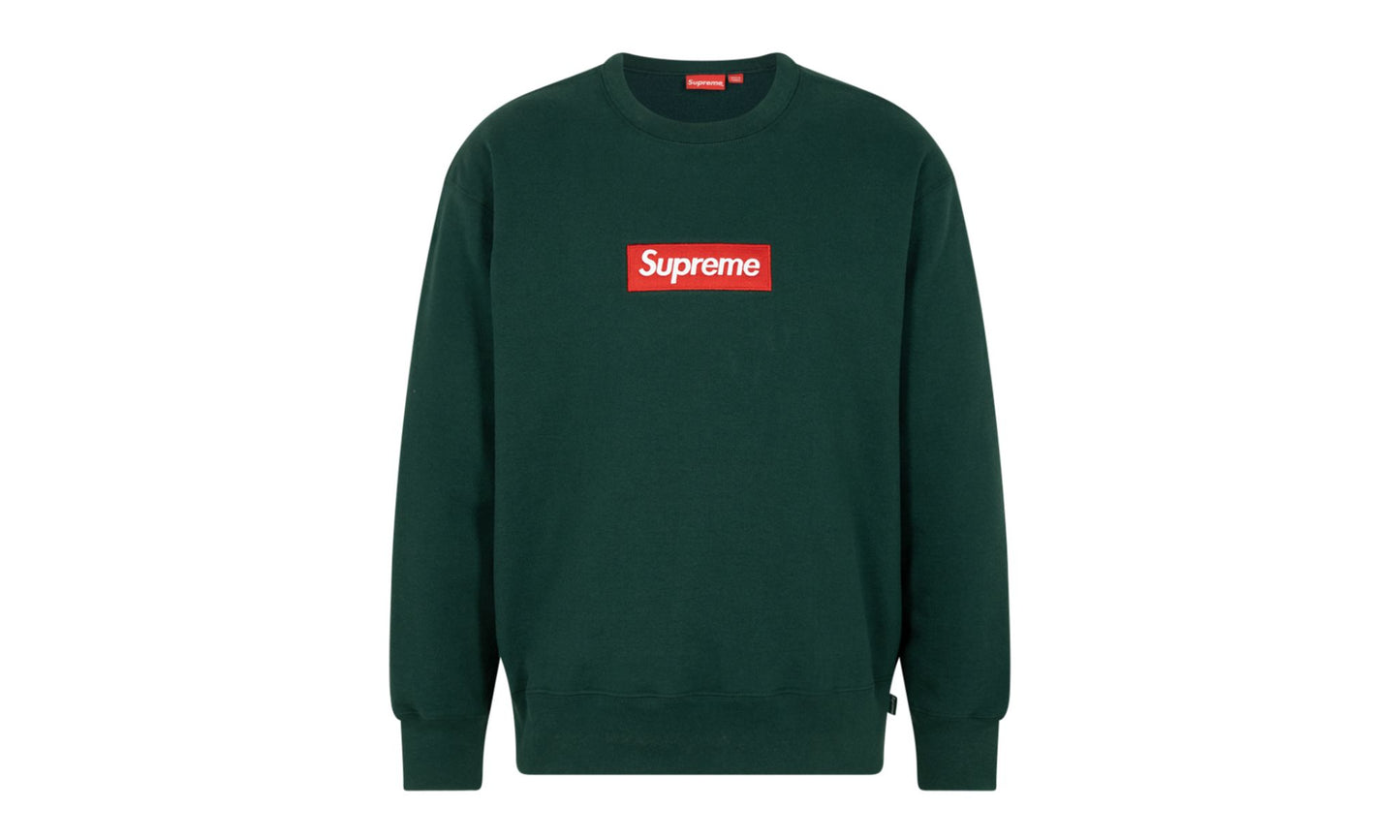 Supreme Box Logo Crewneck Green "FW 22"