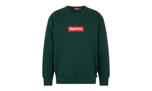 Supreme Box Logo Crewneck Green "FW 22"