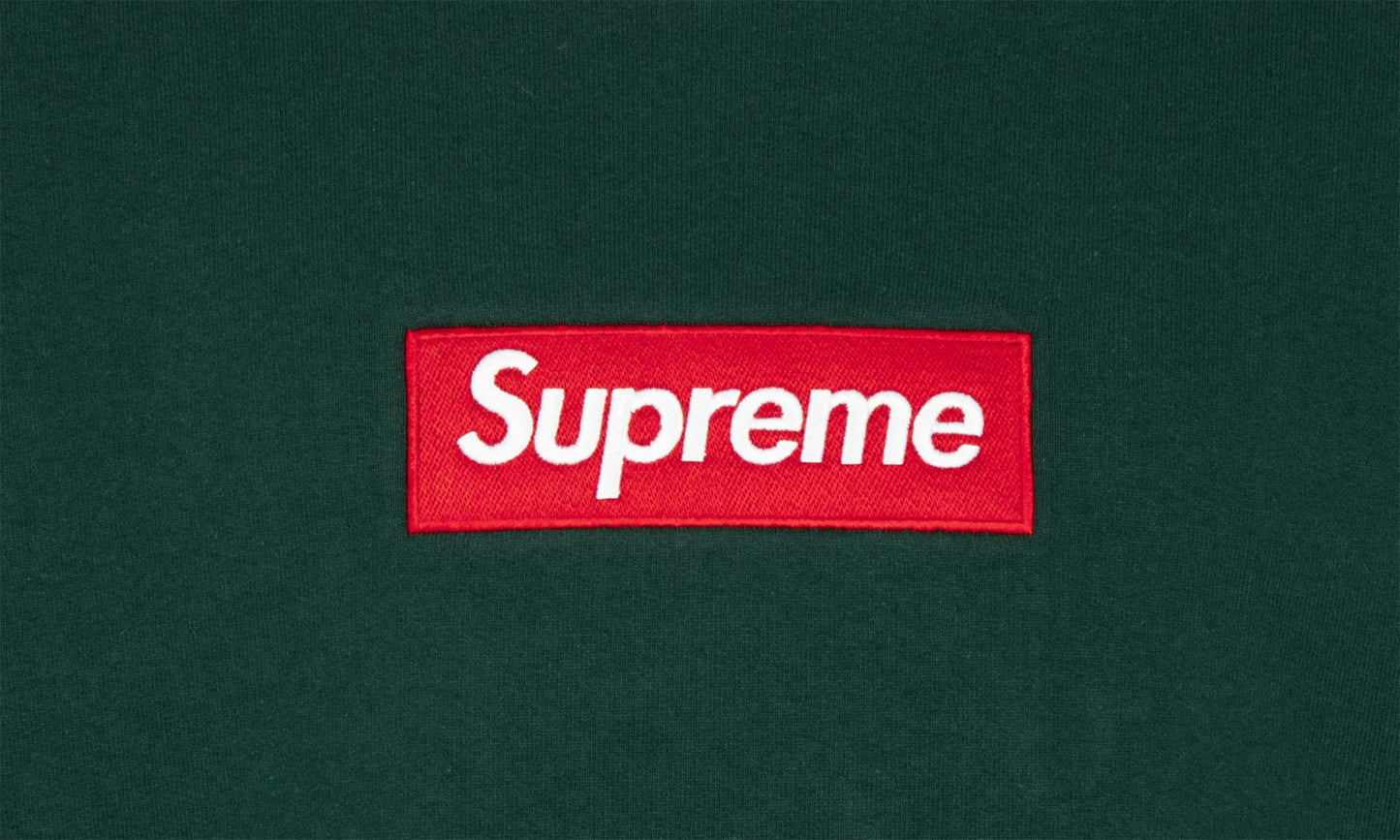 Supreme Box Logo Crewneck Green "FW 22"
