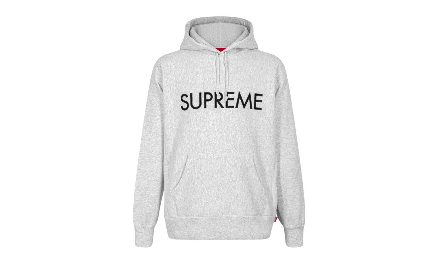Supreme Capital Hoodie "FW 22" Grey