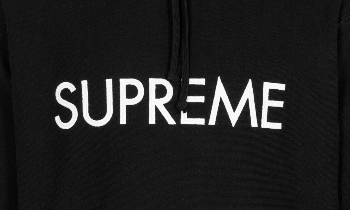 Supreme Capital Hoodie "FW 22" Black