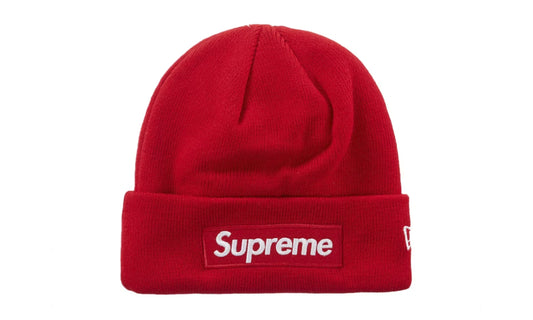 Beanie Supreme New Era Box Logo (FW23) Red